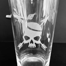 Load image into Gallery viewer, GRS Skull .308 Pint Glass—Made in America