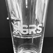 Load image into Gallery viewer, Grolier Recovery Services .308 Pint Glass—Made in America